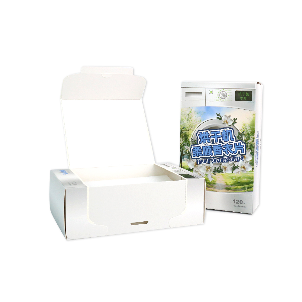  工厂OEM定制柔顺片洗衣香水型烘干纸长期芳香柔顺香衣片