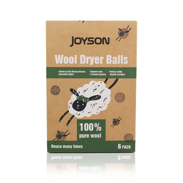 羊毛球烘干机使用毛毡球防缠绕蓬松衣物吸湿去异味羊毛干衣球