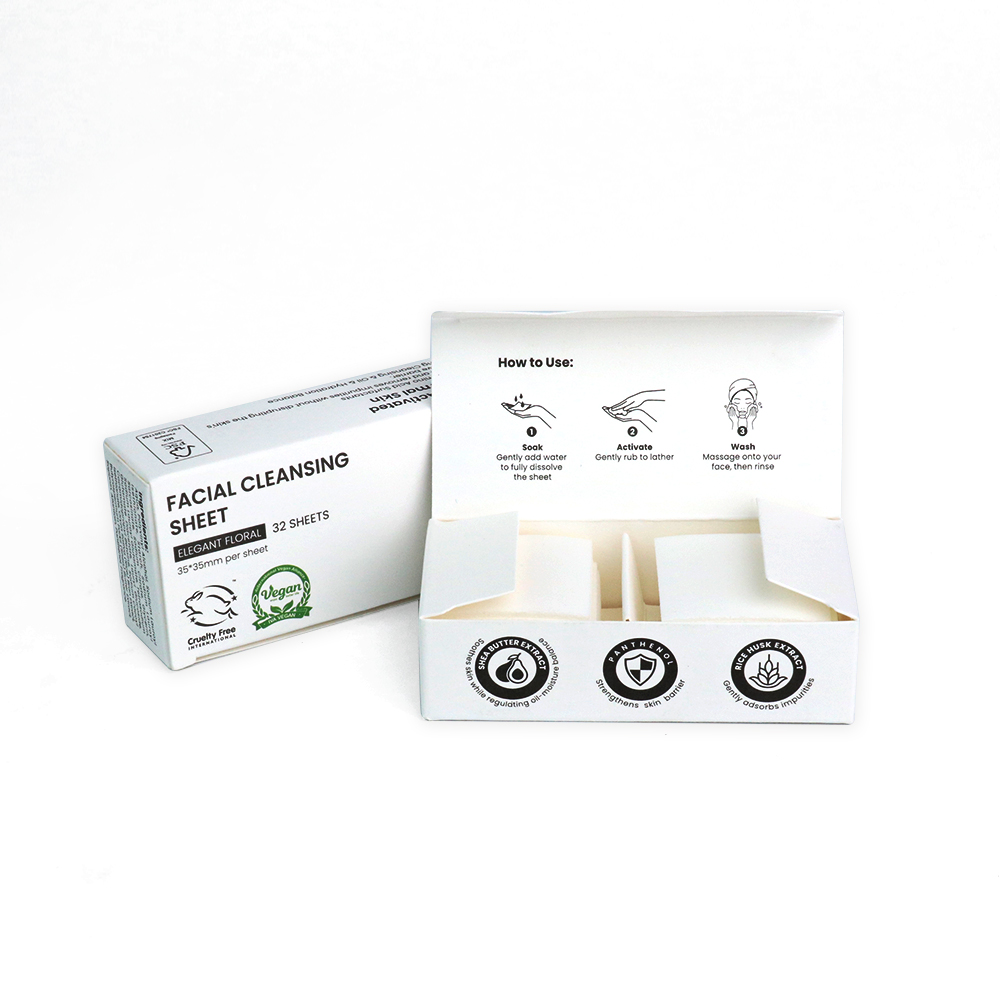 洗面洁面片深层清洁温和呵护修复屏障便携次抛洁面片洁面泡泡纸