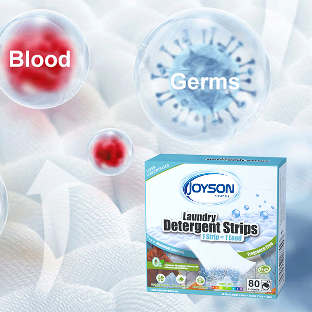 OEM工厂定制洗衣泡泡纸深层去污超浓缩洗衣片遇水即溶洗衣清洁片