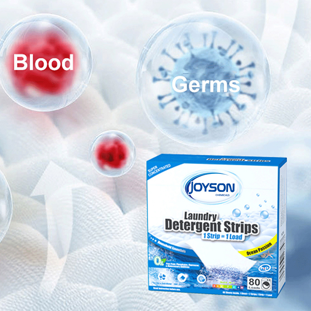 国内贴牌生产洗衣泡泡纸洁净去渍洗衣片污芳香多效浓缩洗衣片